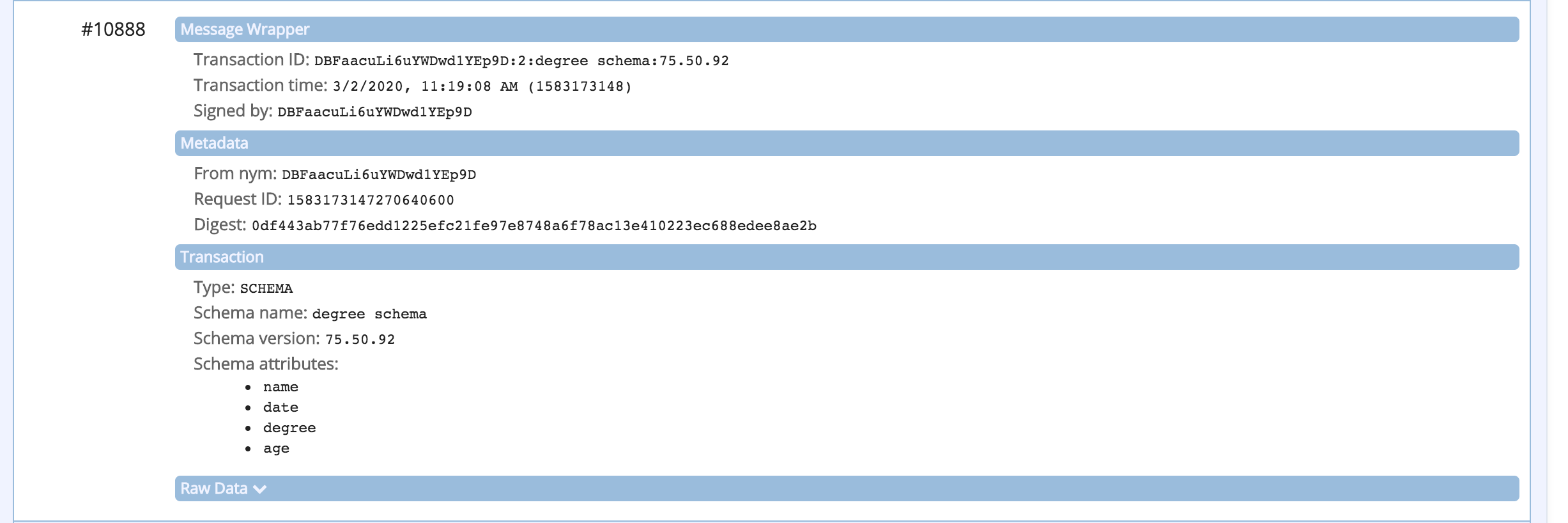 Schema Transaction