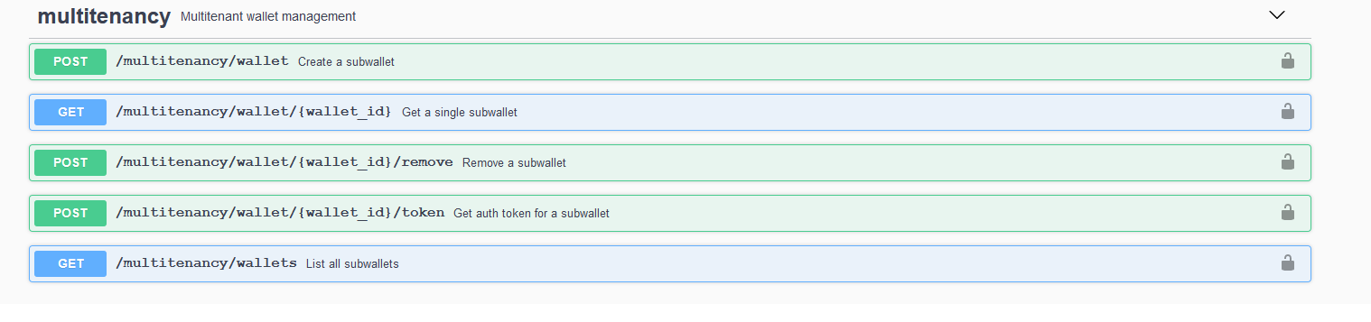 Multi-tenancy via Admin API