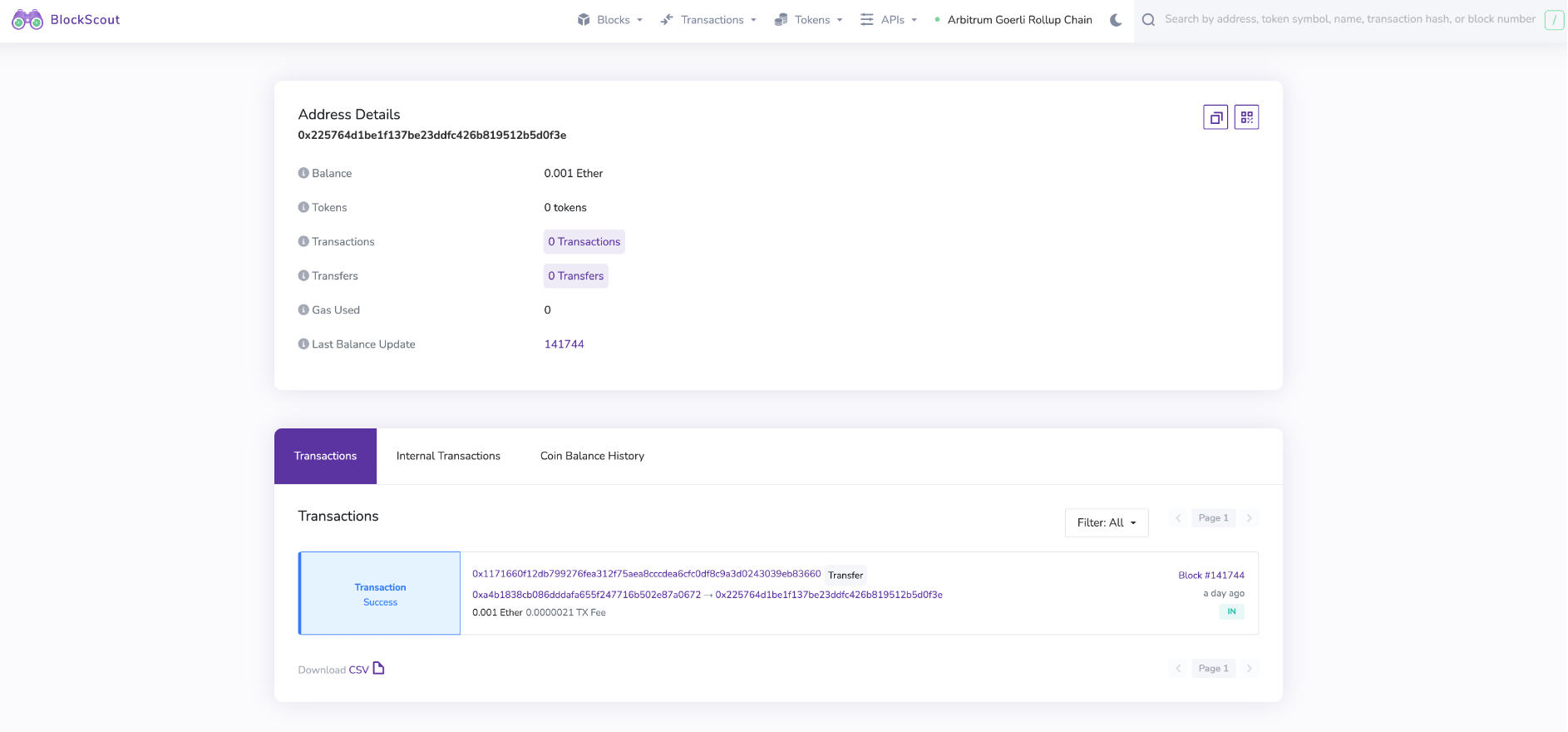 Blockscout Scan