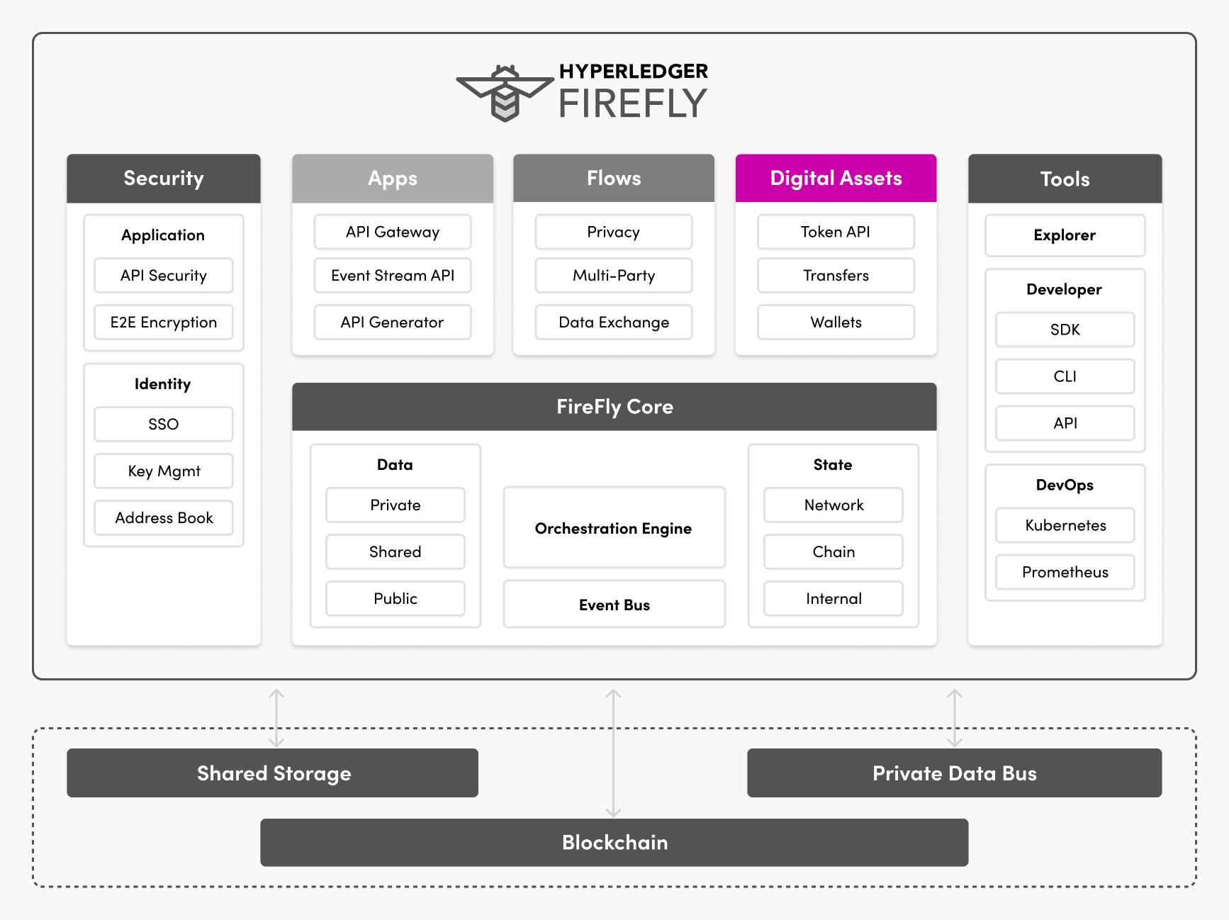 Hyperledger FireFly Digital Asset Features